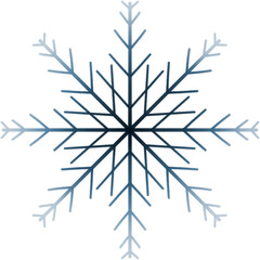 blue white snowflake