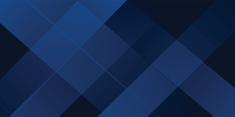 Fototapeta premium Abstract blue background. Geometric triangle background. Hexagon pattern. Vector background.