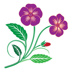 Purple Floral Design