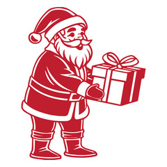 Santa Claus Gift Icon