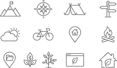 Set of four black silhouettes showing male and female head and shoulder profiles, isolated on a white background, symbolizing human identity, communication, user avatars, and side views.