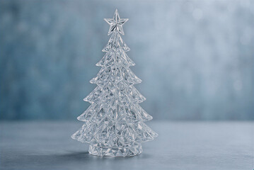 silver christmas tree