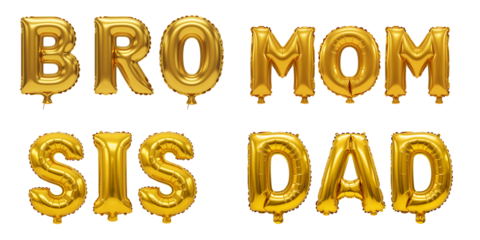 Family Balloons Decoration