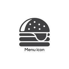 Minimalist Hamburger Menu Icon: A Solid Glyph Symbol for Mobile Navigation, Settings, and List Options.