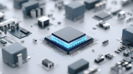 Fototapeta na wymiar Central Processing Unit