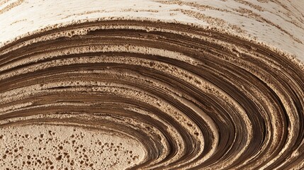 Macro Detail of Banana Peel Texture Showing Brown Organic Layers