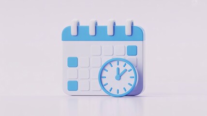 Stay organized with this modern calendar and clock, perfect for planning events, scheduling appointments, and managing your time effectively for a productive week