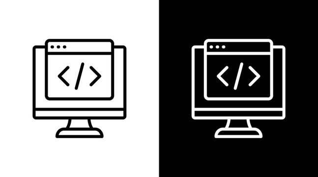 Development Frontend With Icon Set Design