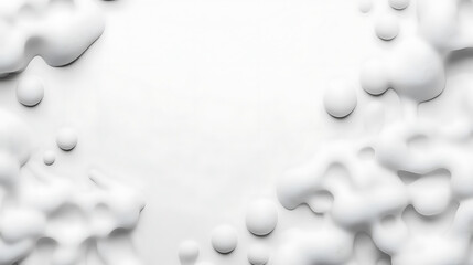 Soft cloud like white foam with abstract dancer silhouette and gentle light 2026 subtle mood