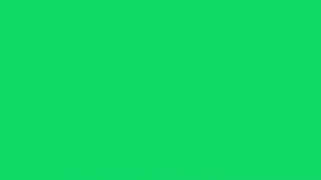 The ice breaking in the green screen.