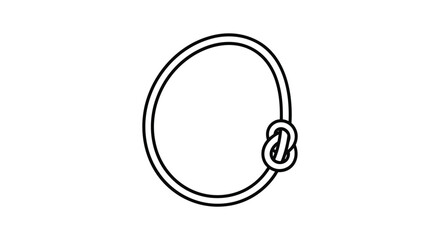 Simple ring illustration with loop