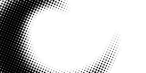 Dotted circular logo. Circular concentric dots isolated on the white background. Halftone fabric design.Halftone circle dots texture. Vector design element for various purposes.