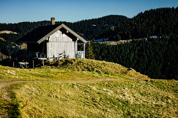Holzh&uuml;tte im Gunzesrieder Tal