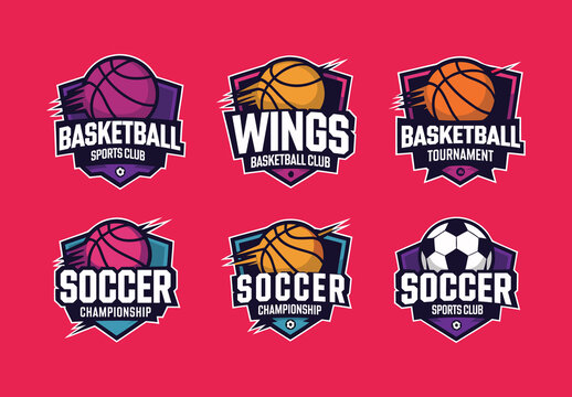 Modern Esports Gamers Club Logo Set for Gaming Teams and Tournaments