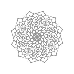 Lineal hand drawn luxury mandala design background