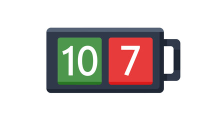 New year 2014 business calendar symbol with 3D word design concept illustration icon