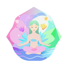 A vector icon of about wellness well-being