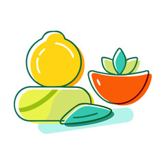A vector icon of about wellness well-being