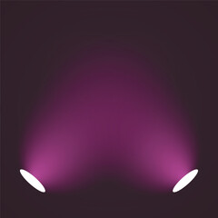 Professional Stage Lighting with Spotlight Effect on Dark Background