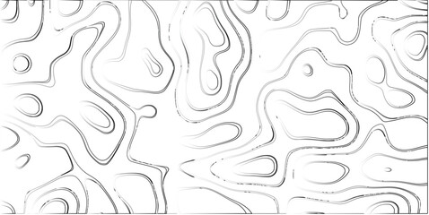 Abstract grayscale contour lines forming a complex pattern of interconnected organic shapes and irregular curves with a gradient effect