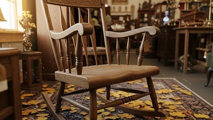old chair in the old house