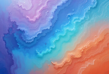 Colorful abstract liquid texture with wavy layers