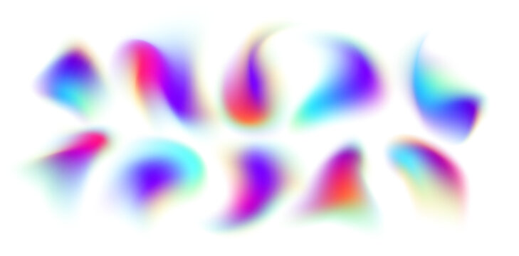 Colorful Abstract Shapes Vector Illustration Background