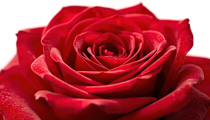 Fototapeta premium Luxurious Close-up of Deep Velvety Red Rose Bouquet - Romantic and Passionate