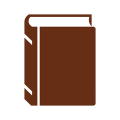 Brown book icon