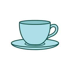 Minimal Tea Cup Vector Illustration