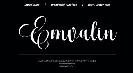 Artistic handwritten script with soft rhythm and elegant flow, designed for creative branding, packaging, and expressive typography layouts. © Vector Hall