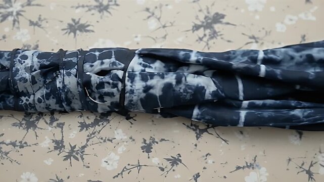 Demonstration of fabric manipulation techniques for textile design applications