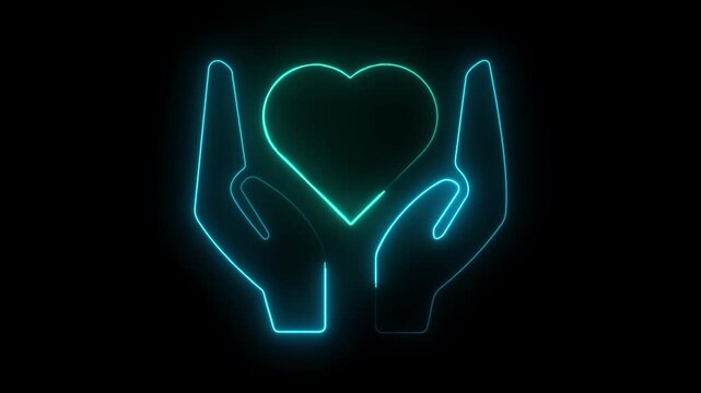 A glowing neon design celebrating loyalty, symbolizing trust, long-term commitment, and unwavering support for standout modern projects. Ideal for branding and engagement