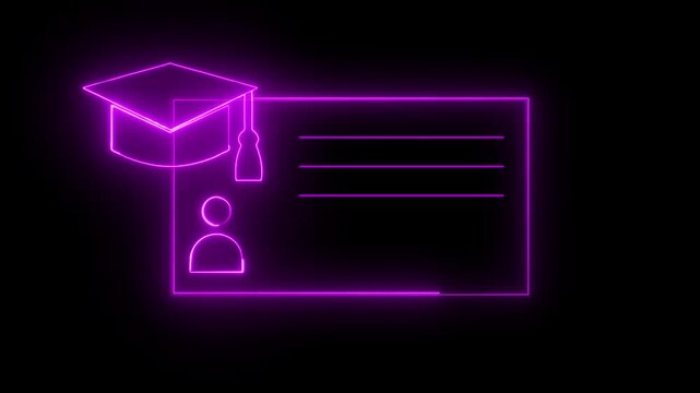 A glowing neon design highlighting intern opportunities, showcasing growth, learning, and skill development for modern professional projects. Perfect for engagement and branding.