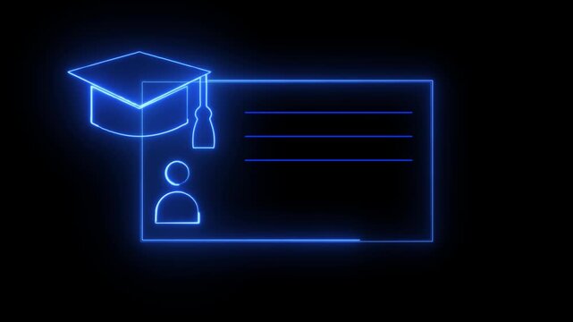 A glowing neon design highlighting intern opportunities, showcasing growth, learning, and skill development for modern professional projects. Perfect for engagement and branding.