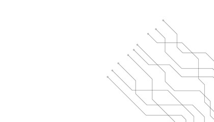 Abstract futuristic circuit board Illustration, Circuit board with various technology elements. Circuit board pattern for technology background. Vector illustration