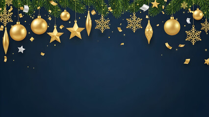 christmas background with snowflakes