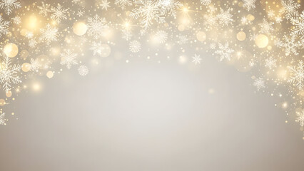 christmas background with snowflakes