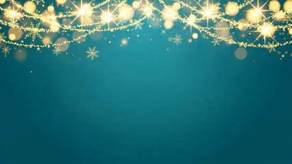 christmas background with snowflakes