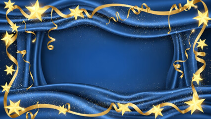 christmas background with snowflakes