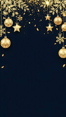 christmas background with snowflakes