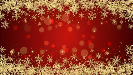 christmas background with snowflakes