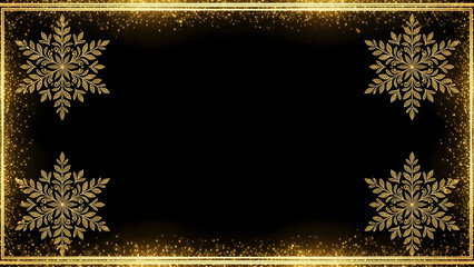 christmas background with snowflakes