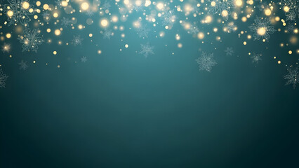 christmas background with snowflakes