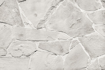 Natural stone wall texture in the trending color Cloud Dancer