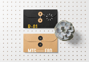 Craft Envelope Mockup