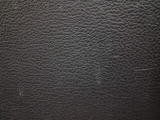 Closeup of Dark Leather Texture
