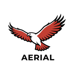 Obraz premium Flying dove and eagle bird silhouette symbol of peace and freedom