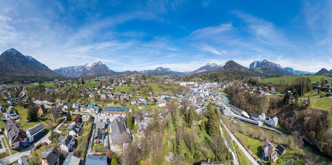 Bad Aussee in Salzkammergut, Austrian Alps