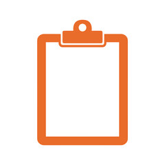 Blank clipboard icon